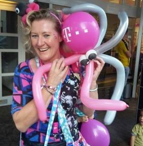 Ballonkünstlerin Heidi